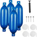 Inflatable Double Eye 4 Pack Boat Buoys Bumpers - Pontoon Fender Set