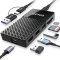 Portable SSD 1TB Up to 1050MB/s USB-C External Drive - All-in-One Hub