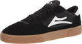 Lakai Mens Cambridge Low-Top Skate Shoe Gold/Gum Suede - Durable Grip