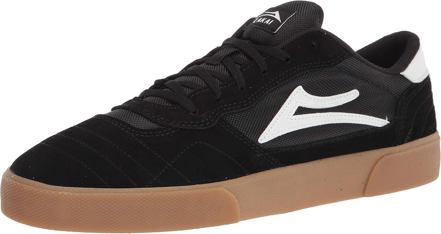 Lakai Mens Cambridge Low-Top Skateboarding Shoe for Comfort