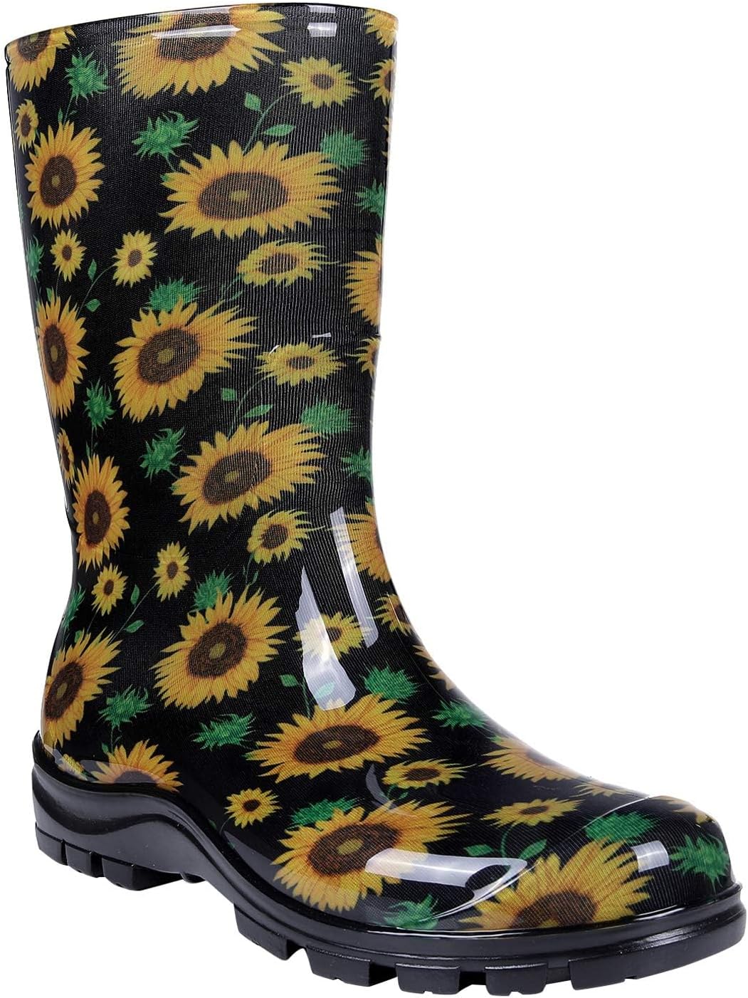 Asgard Women's Mid Calf Rain Boots for Stylish Outdoor Comfort