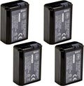 NP-FW50 Replacement Batteries for Sony Cameras - 4-Pack High Capacity