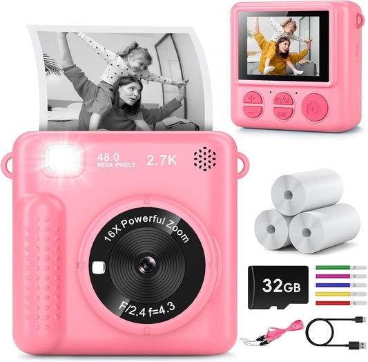 Kids Camera Instant Print for Fun Memories and Creativity