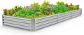 Land Guard 1241ft Galvanized Raised Garden Bed Kit - Super Large