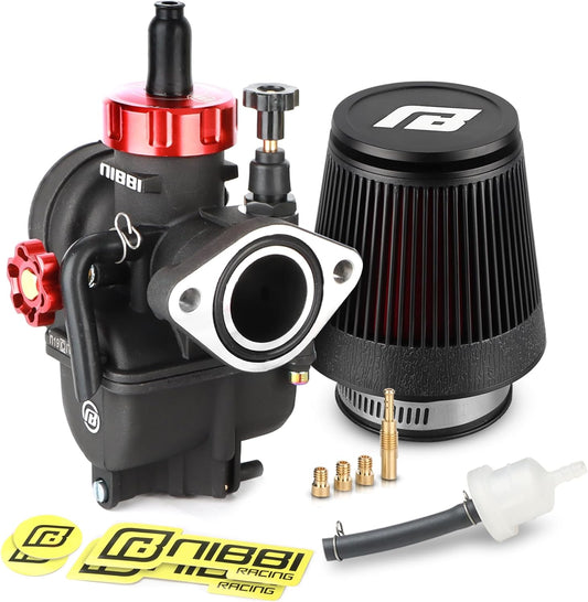 NIBBI 19mm Carburetor with CNC 48mm Air Filter Kit for 125cc
