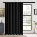 RYB HOME Sliding Door Curtains Blackout for Instant Privacy