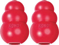 KONG Classic Stuffable Dog Toy - Durable Chew & Fetch (Pack of 2)