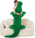 Giant Alligator Stuffed Animal 67in Plush - Room-Size Snuggle Buddy