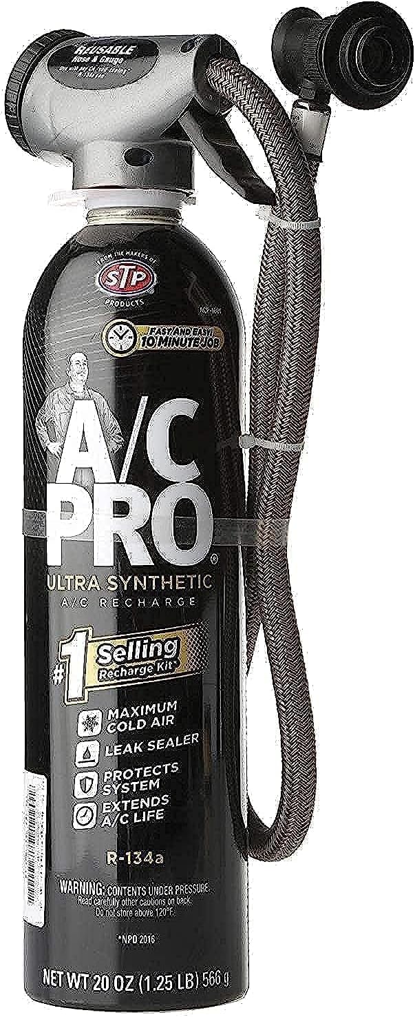 InterDynamics A/C Pro Recharge R-134a Freon Gas for Vehicles