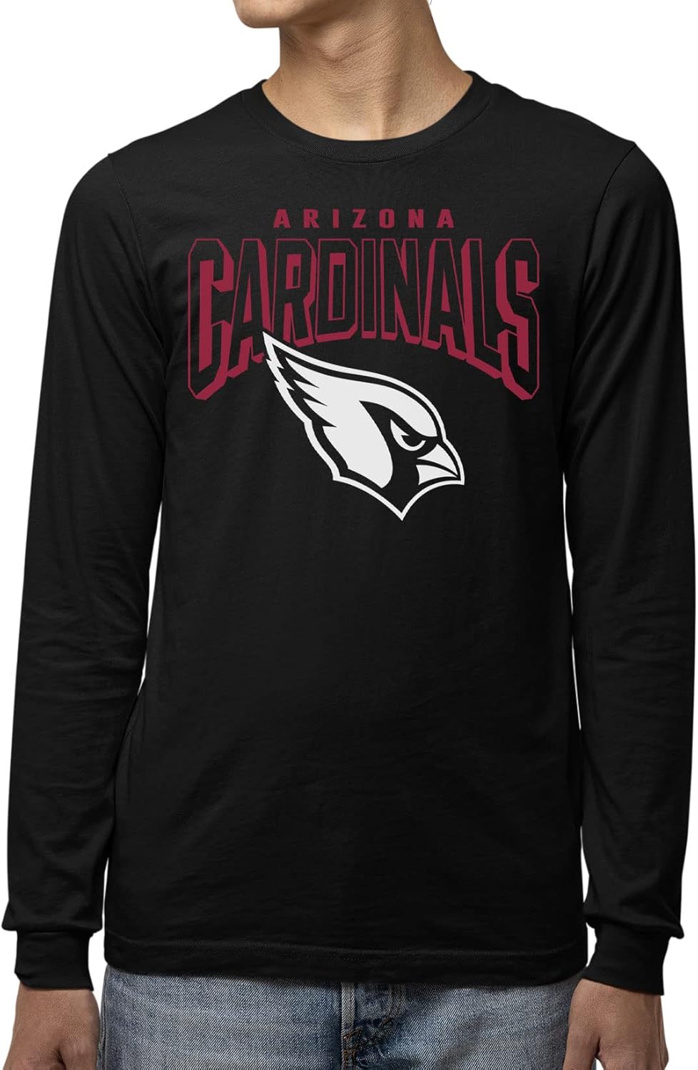 Arizona Cardinals Long Sleeve Fan Shirt - Bold Logo Tee