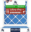 20x20x2 Air Filter MERV 11 4-Pack - High Capture Replacement