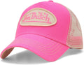 White Von Dutch Trucker Hat for Men and Women - Curved Bill Snapback