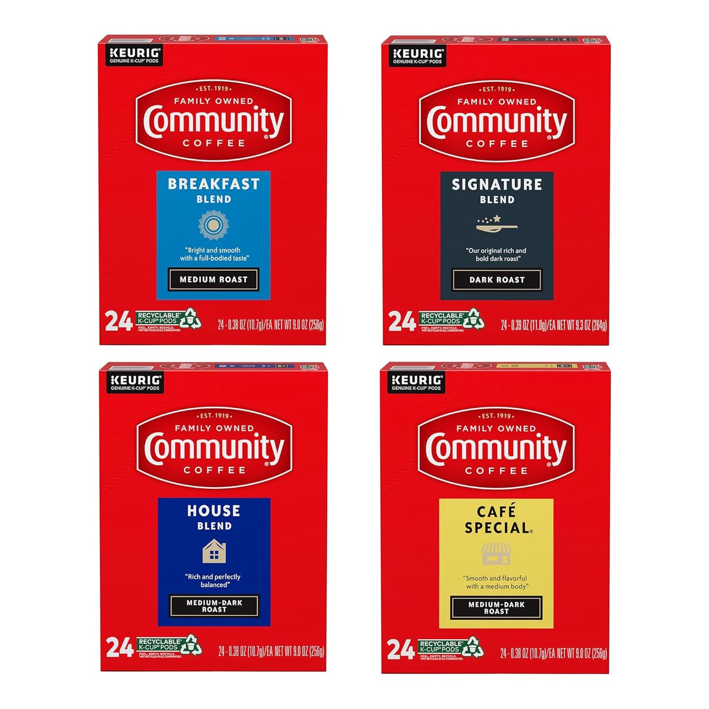 96 Count Community Coffee Pods for Keurig Brewers