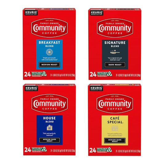 96 Count Community Coffee Pods for Keurig Brewers