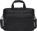 Professional Leather Briefcase for Men - TSA-Friendly, Fits 17in