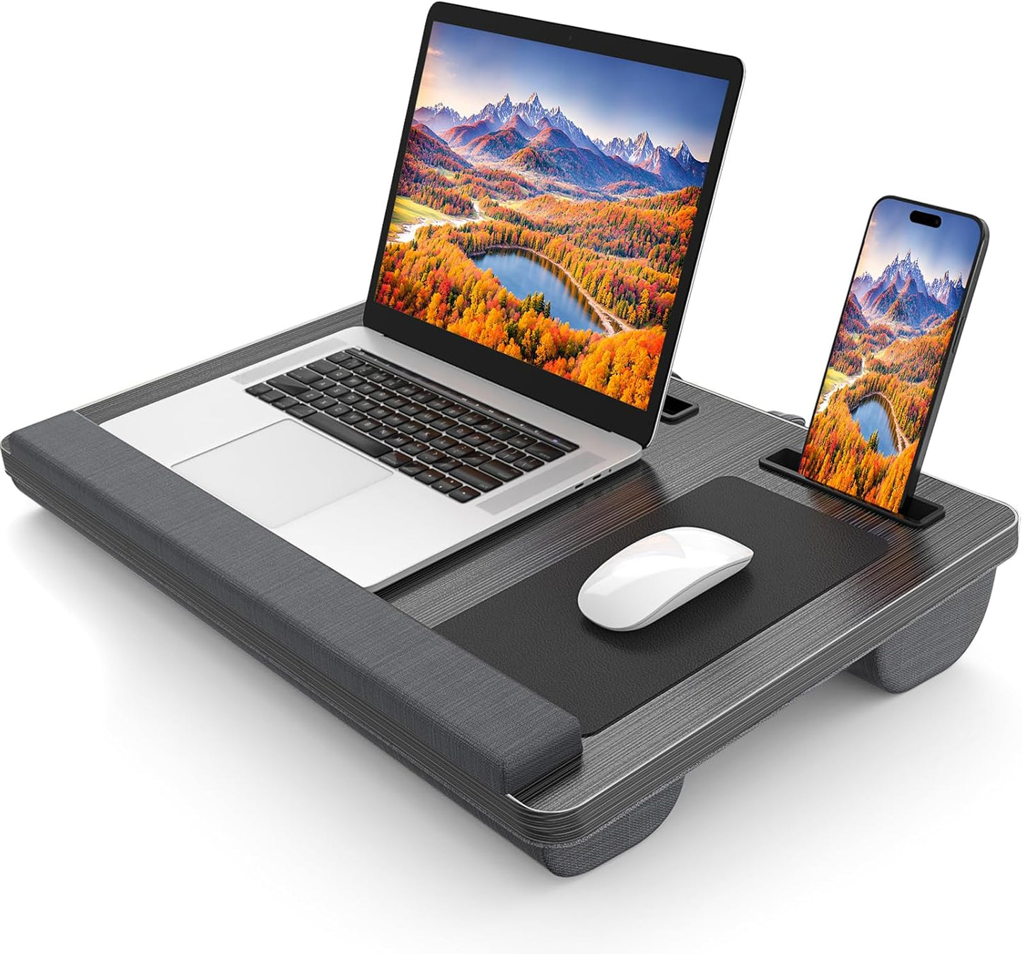 Portable Laptop Desk for Bed - Ergonomic Design, Ultimate Comfort