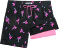 maamgic 2 in 1 Mens Swim Trunks 7 in Swim Shorts - Supportive Liner is