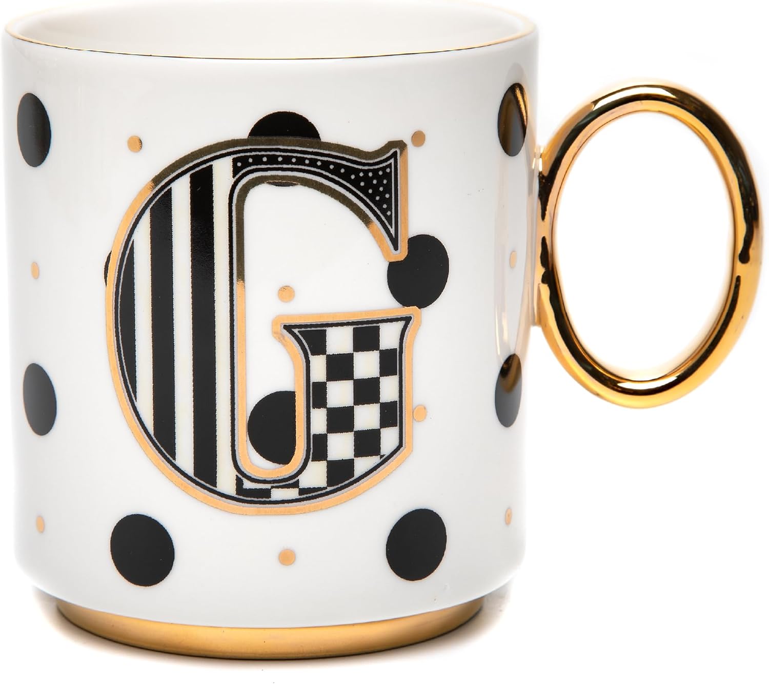 MACKENZIE-CHILDS My Mug Decorative Ceramic Coffee Mug with Handle
