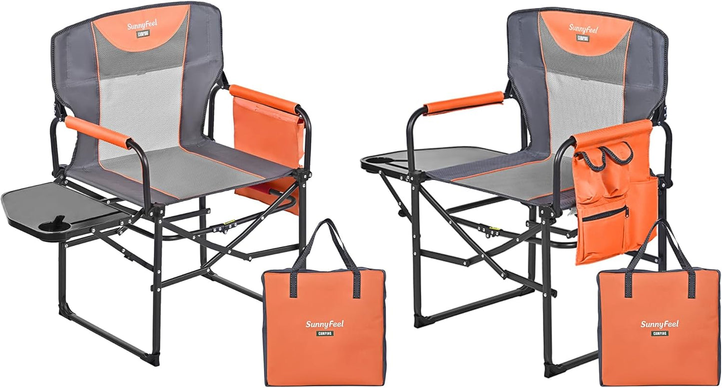Oversized Camping Directors Chair 2 Pack for Ultimate Comfort