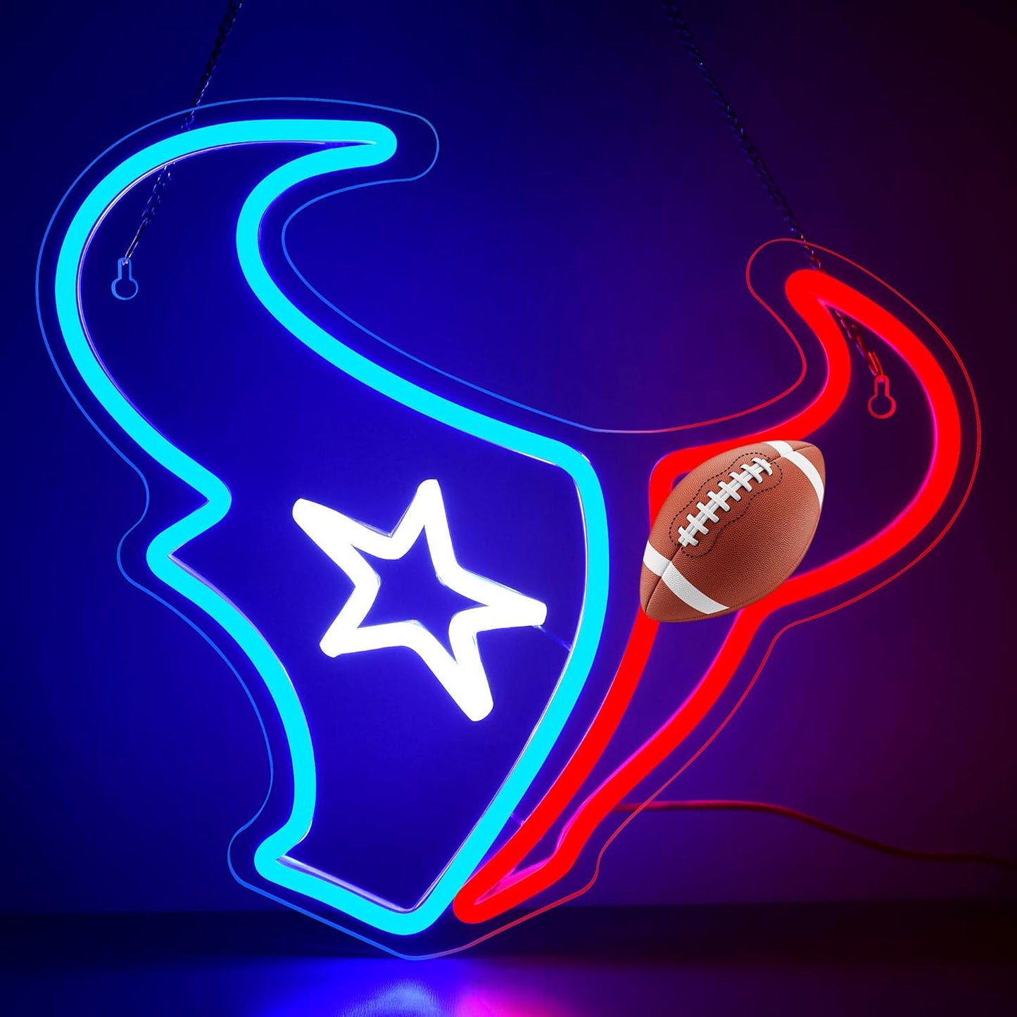 Football Neon Sign for Wall Decor - Perfect for Sports Fans