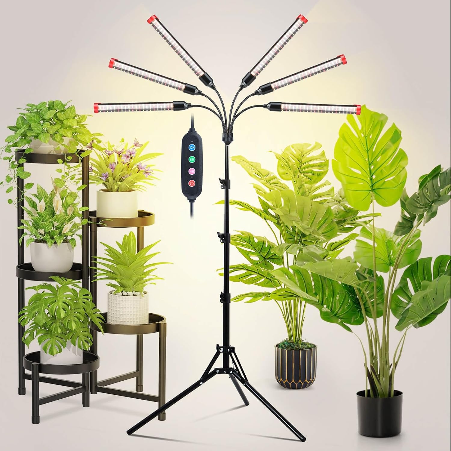 54 Watt Grow Lights for Indoor Plants with Adjustable Stand