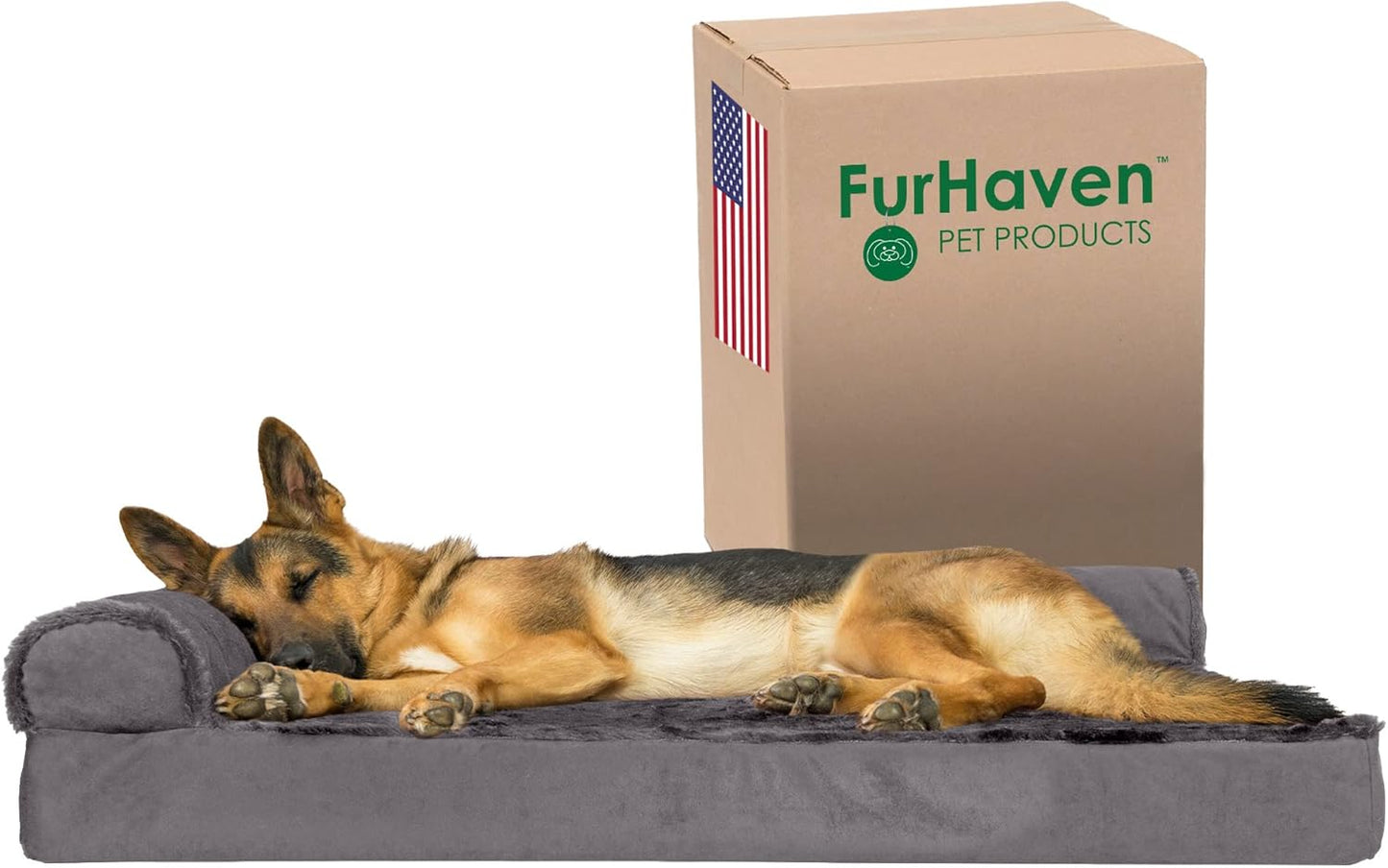 Furhaven Orthopedic Dog Bed for Large Dogs with Washable Cover