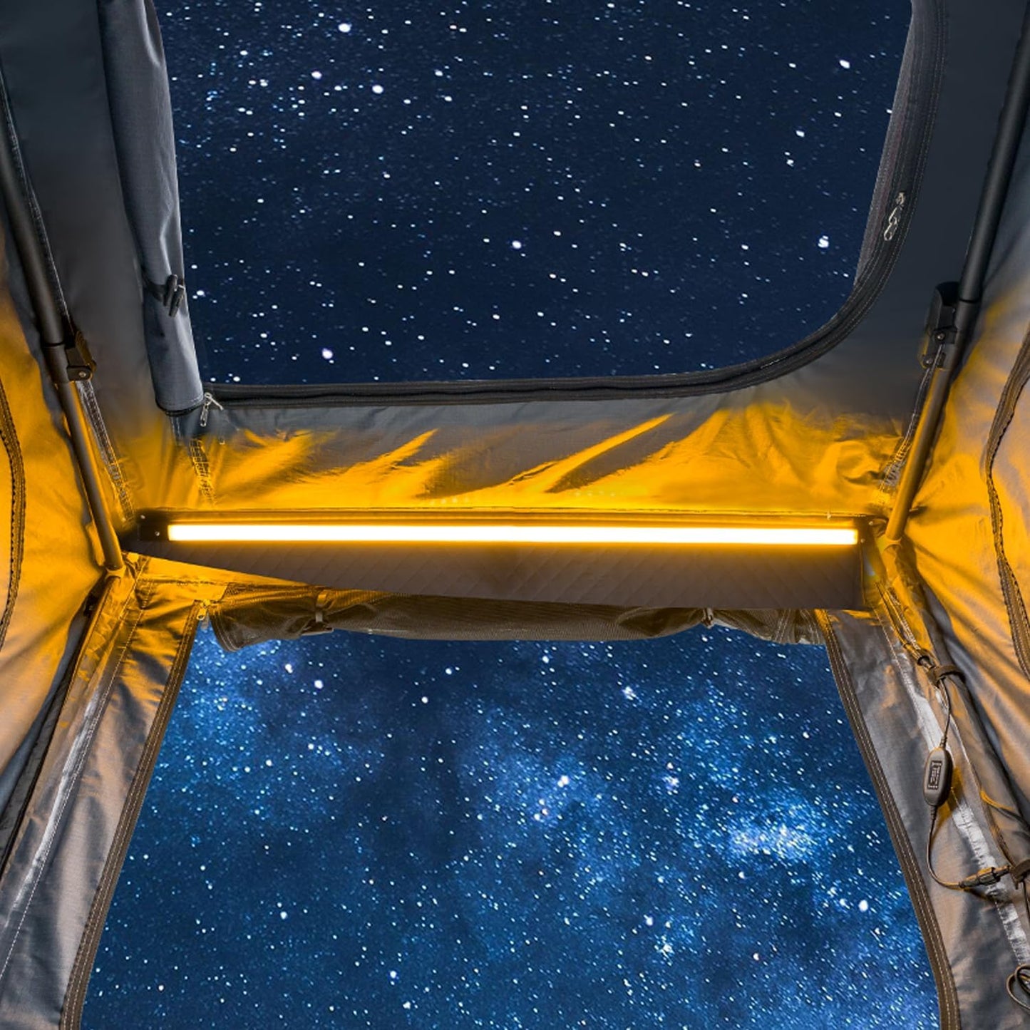 SanHima Tri-Color LED Strip: Illuminate Your Hotham Tent!