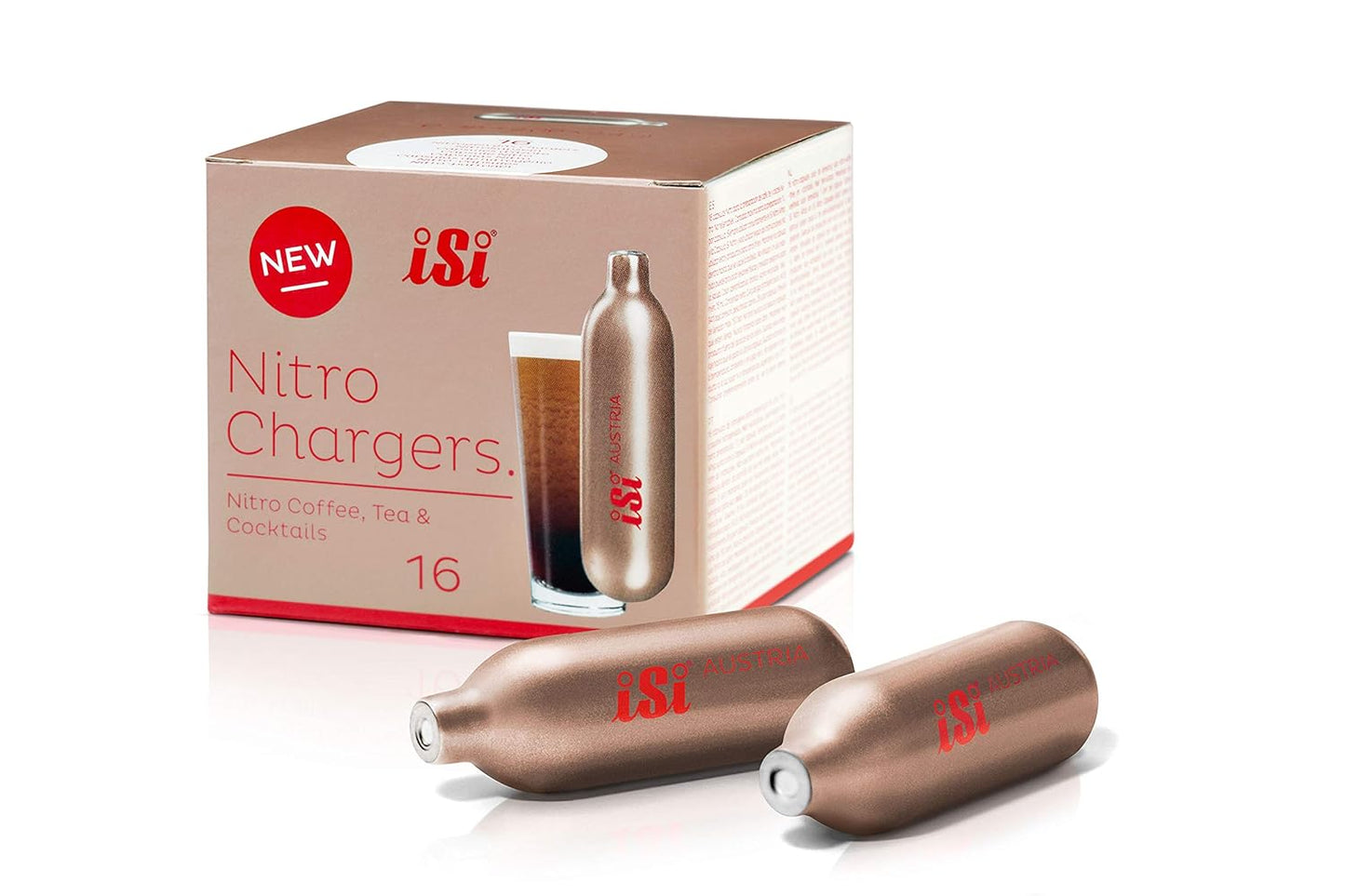 16 iSi Nitro Chargers for Perfect Creamy Creations