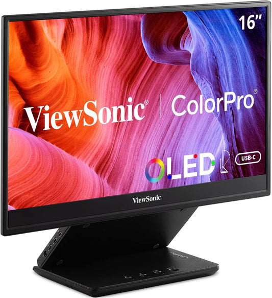 ViewSonic VP16-OLED 15.6 Portable Monitor - Stunning OLED Display