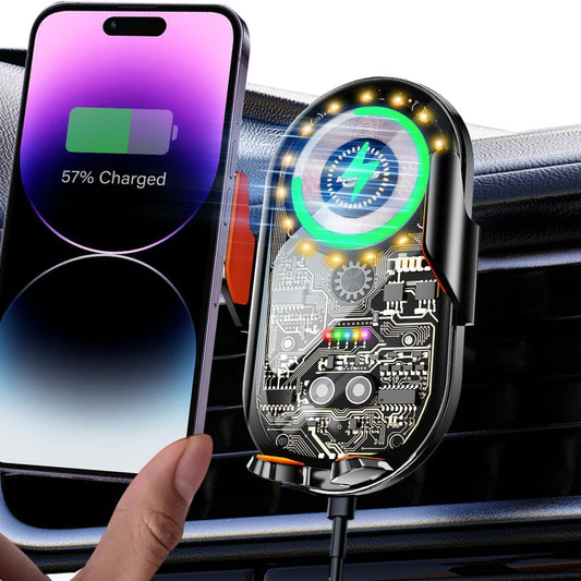 15W Fast Wireless Car Charger & Mount - HouDeOS