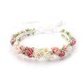 Toddler Flower Crown with Baby's Breath 1st Birthday Photo Prop