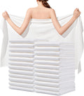 Disposable Bath Towels 25 Pack 55in x 27.5in - Ultra Soft, Quick Dry