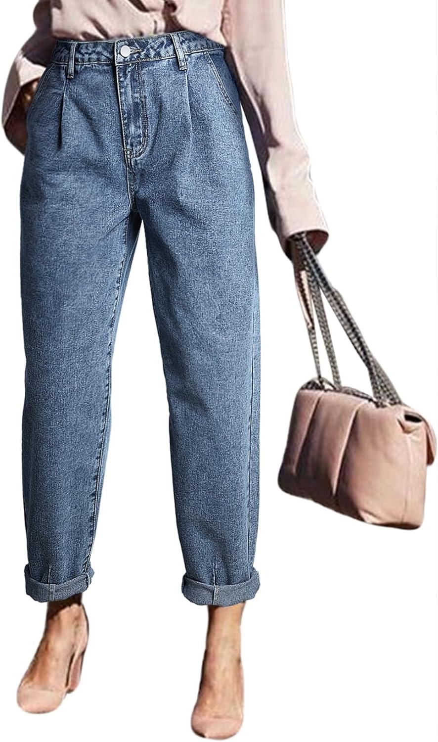 Astylish Womens High Waisted Baggy Jeans for Every Occasion