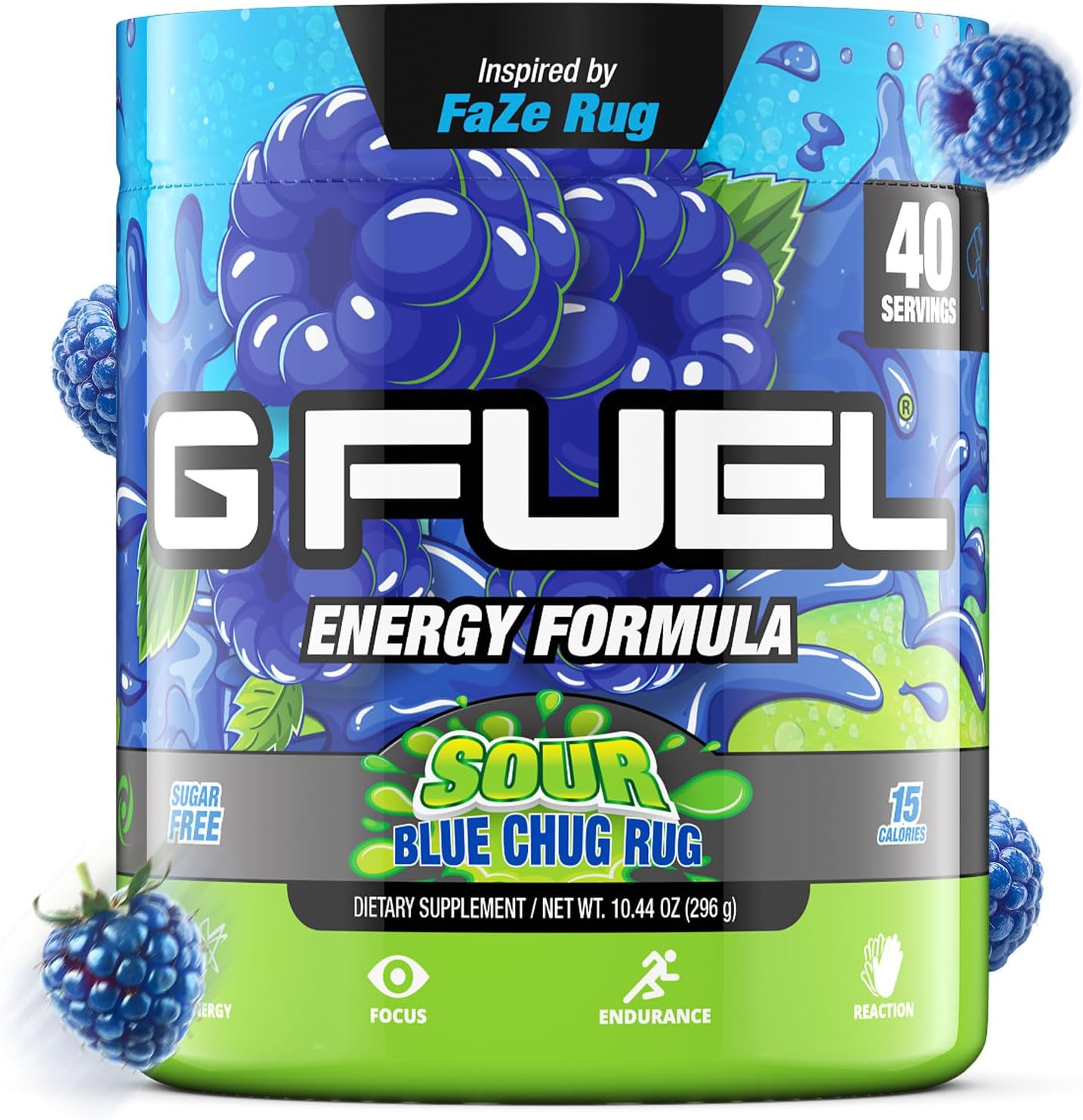 G Fuel Chug Rug Energy Drink Powder for Focus and Endurance