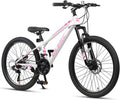 24 in Kids Mountain Bike for Ages 9-15 - 21-Speed Bicycle
