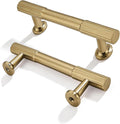 3-1/2 in Champagne Bronze Cabinet Pulls 10-Pack - Safe, Durable