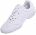 White Cheerleading Shoes Sport Training Sneakers - Lightweight Support