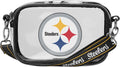 FOCO NFL Team Stripe Clear Crossbody Bag - Stadium Approved Clear Bag