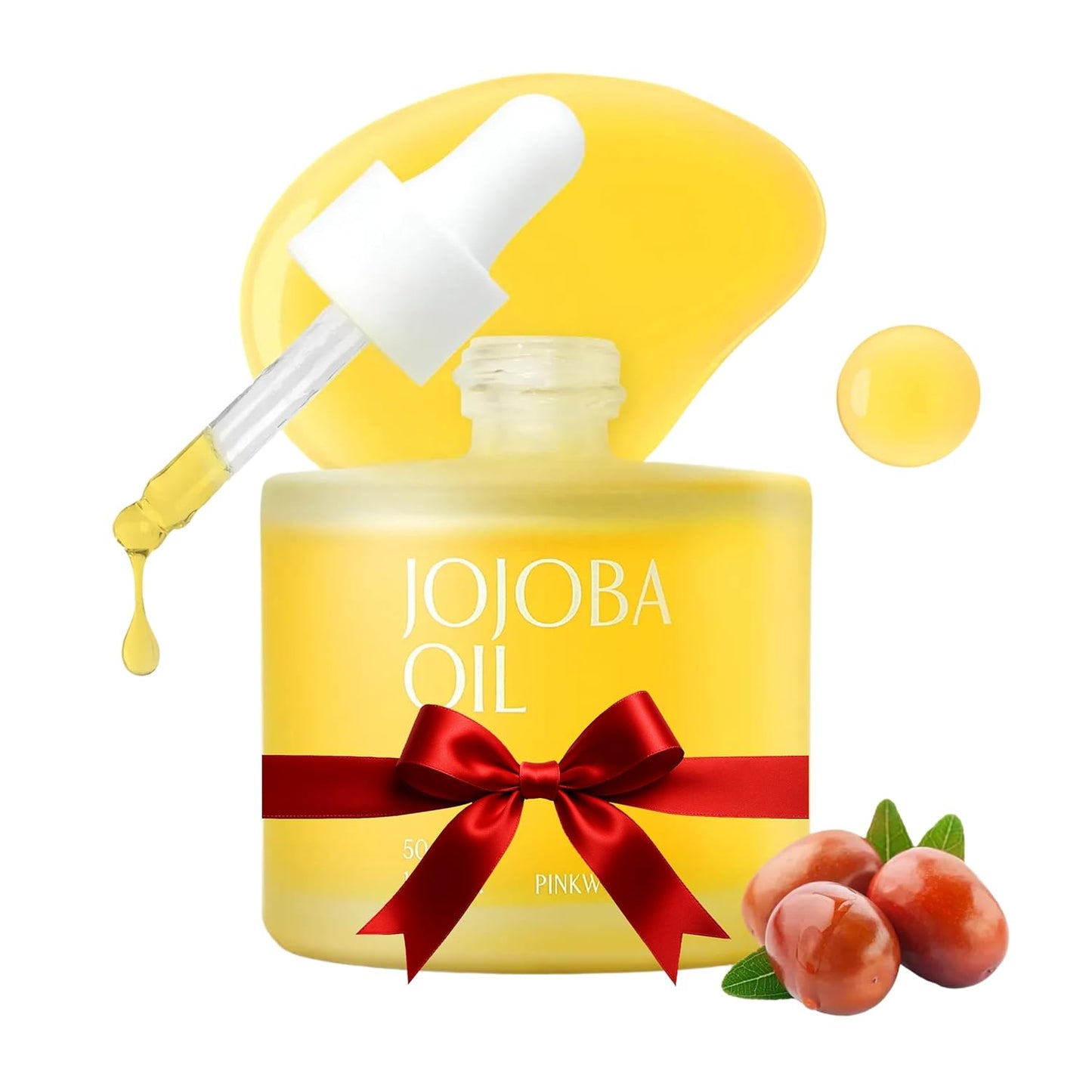 Organic Jojoba Oil for Face & Skin Care - 100% Pure & Natural