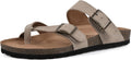 Gracie Signature Women's Comfort-Molded Footbed Sandal - Suedette