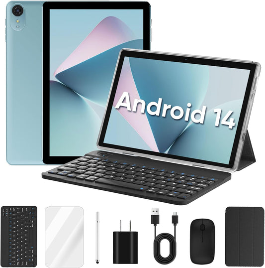 10.1 inch Android Tablet with Keyboard and Accessories for Work