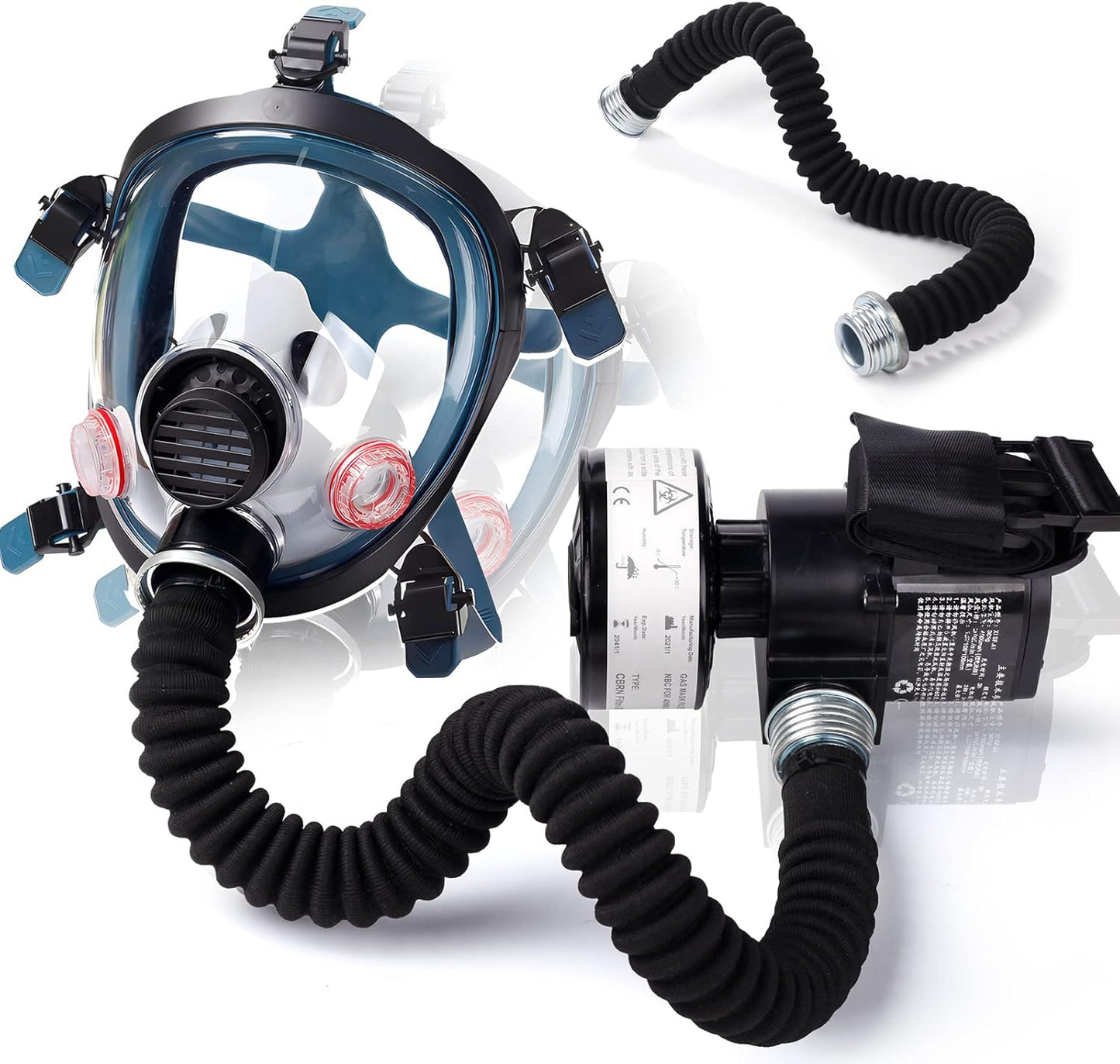 HANUU Reusable PAPR Respirator for Dust, Chemicals, and Vapors