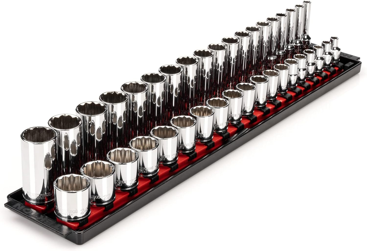 TEKTON 3/8 Inch Drive Socket Set: 38-Piece Metric Collection