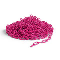 Montour Line Plastic Chain Safety Barrier Magenta 2 in 100 ft