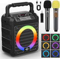 Wireless Dual Mic Karaoke System | Rechargeable | Portable | Fun for All Ages