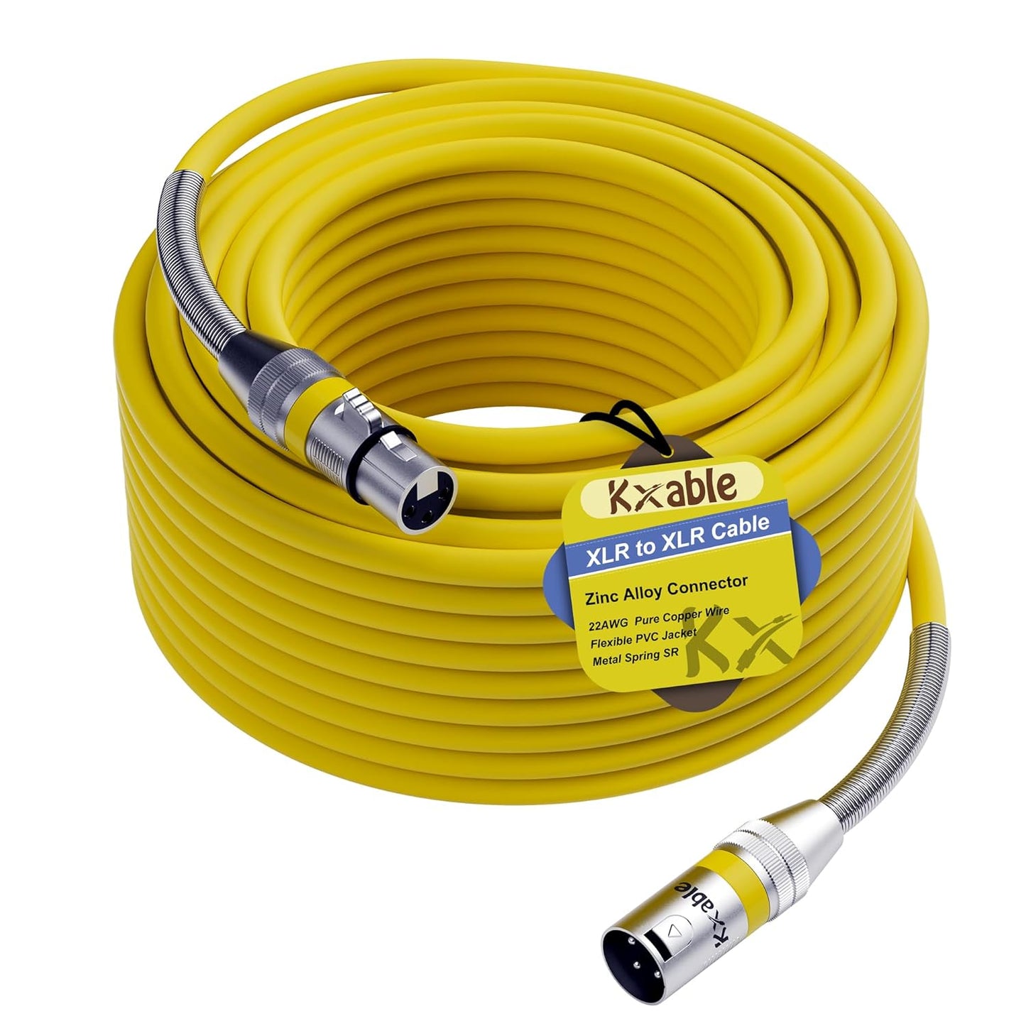 Kxable XLR Cable 200 Feet - Premium Microphone Cord for Sound