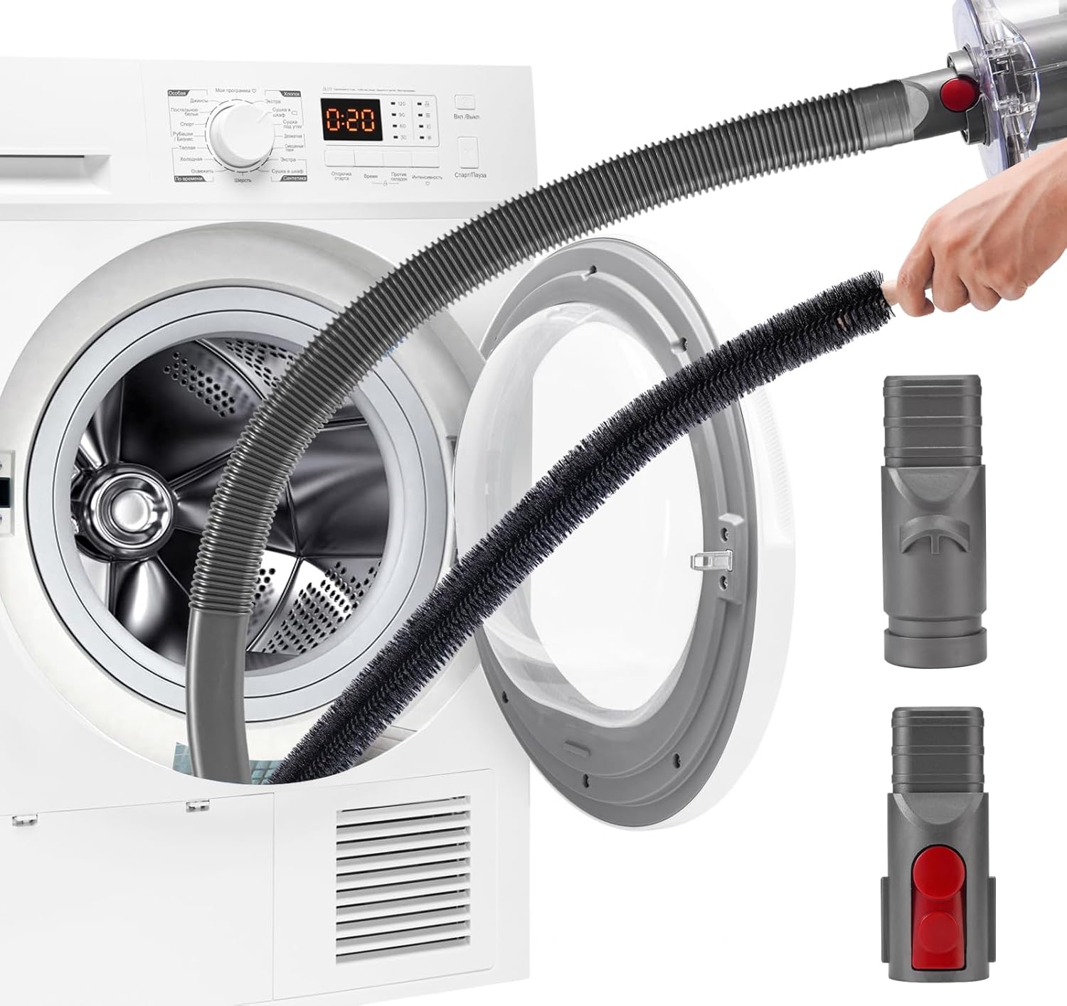 Flexible Dryer Vent Cleaner for Dyson Vacs