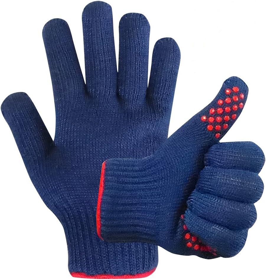 Extreme 500F Heat Resistant BBQ Gloves by MIG4U