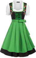 Scarlet Darkness Oktoberfest Dirndl Dress 3-Piece Costume - Classic