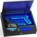 Gun Safe Biometric Pistol Safe with LCD Display - Quick Fingerprint